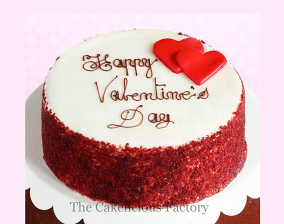 Red Velvet Love Cake Design 12