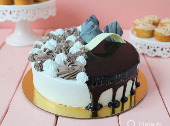 Choco Vanilla Marble Cake