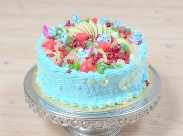 Fresh Fruit Ocean Cake