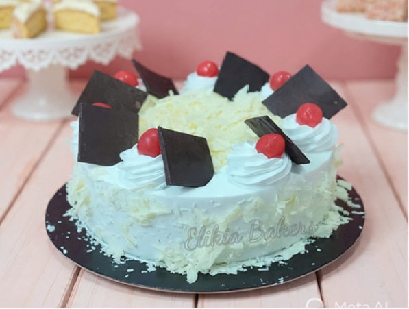White Forest Cake