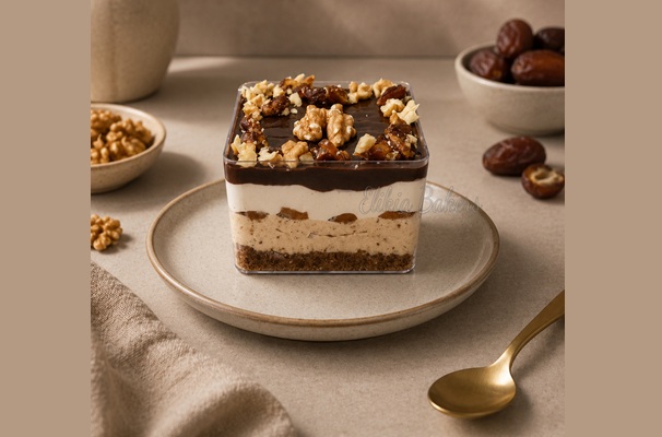 High Protein Dates & Walnuts Tiramisu Tub