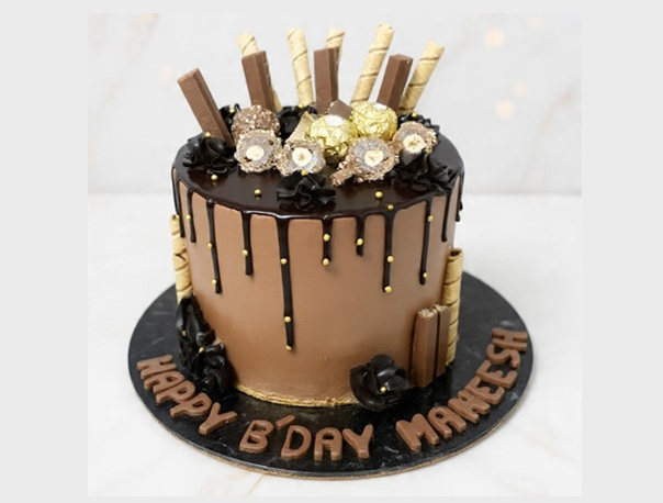 Chocolate Chips Tall Cake Design 2
