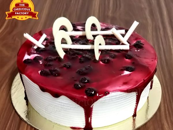 Blueberry Blossom Cake