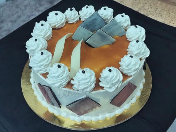 Caramel Cappuccino Chocolate Cake