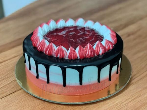 Raspberry Belgian Chocolate Cake