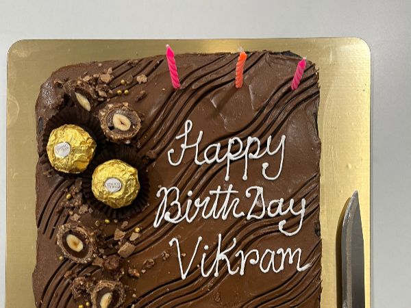 Ferrero Rocher Square Cake