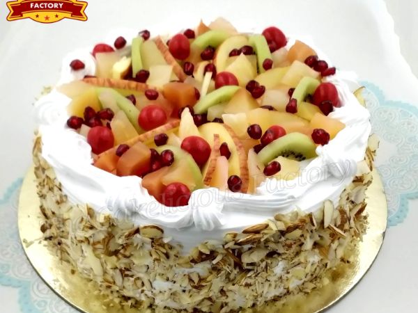Fresh Fruit & Nuts Cake