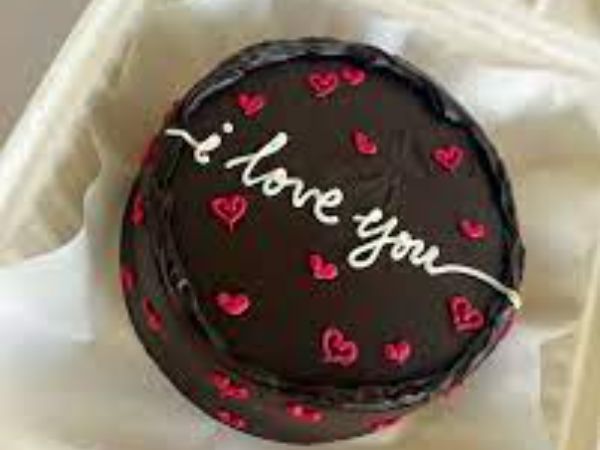 Bento Truffle I love you Cake VL5