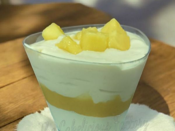 Mango Cake Shots