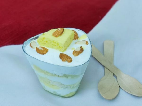 Ras Malai Cake Shots