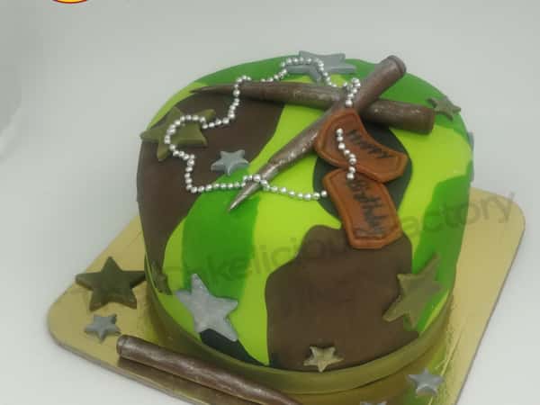Army Theme Cake Design 17