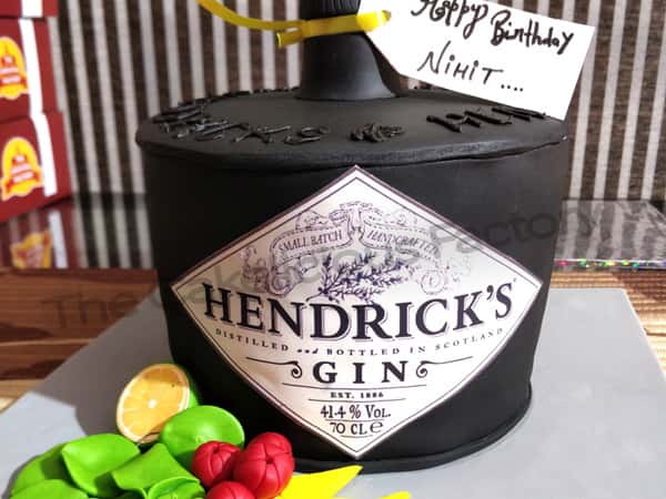 Hendrick's Gin Cake Design 18