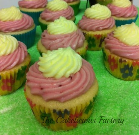 Vanilla Tutti Frutti Cupcake