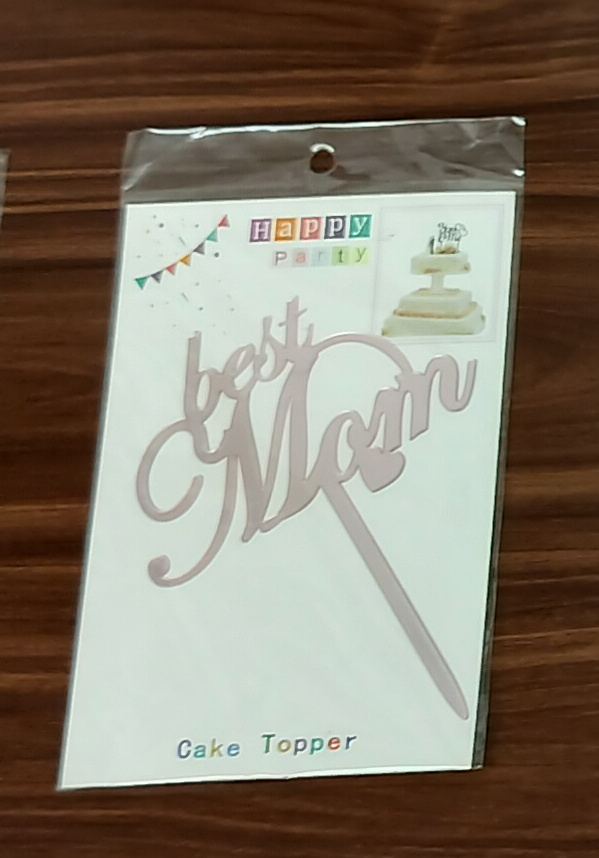 Best Mom Cake Topper