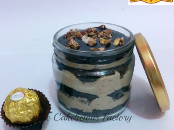 Ferrero Rocher Cake Jar