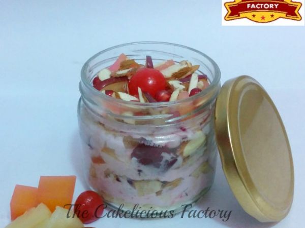 Fruit Almond Cake Jar