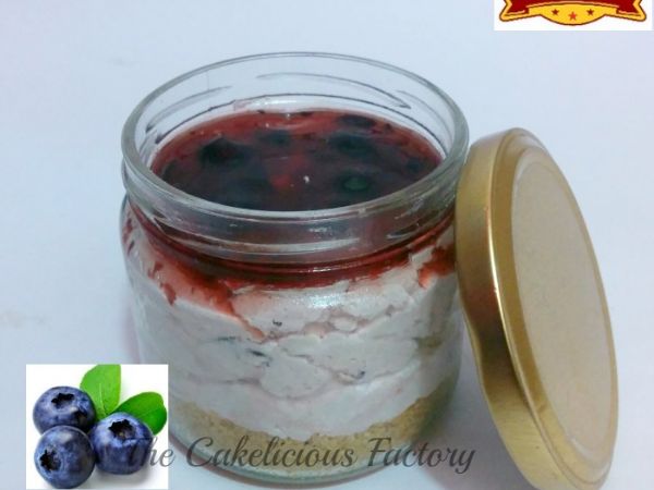 Blueberry Cheesecake Jar