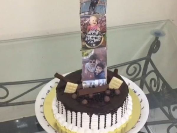 Photo Pull Out Cake Design 2