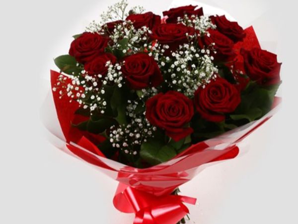 12 Red Roses Bouquet
