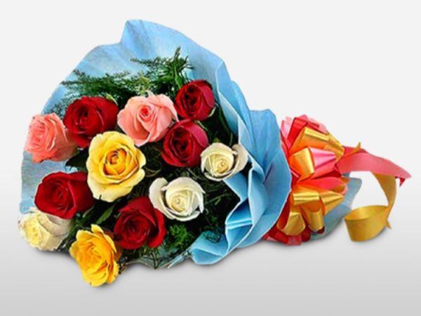 16 Mix Roses Bouquett