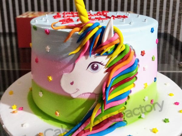 Unicorn Colorful Hair Design 6