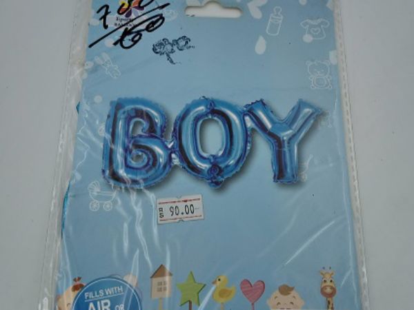 BOY Letters Foil Balloons