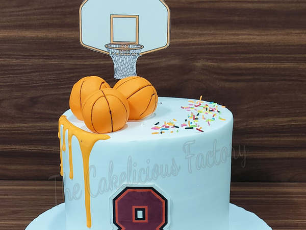 Basketball Theme Cake design 1
