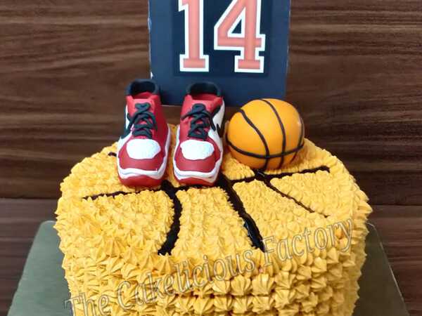 Basketball Theme Cake Design 2