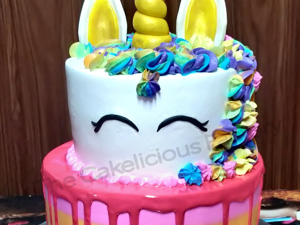 Unicorn Rainbow Colors 2 Tier Design 8