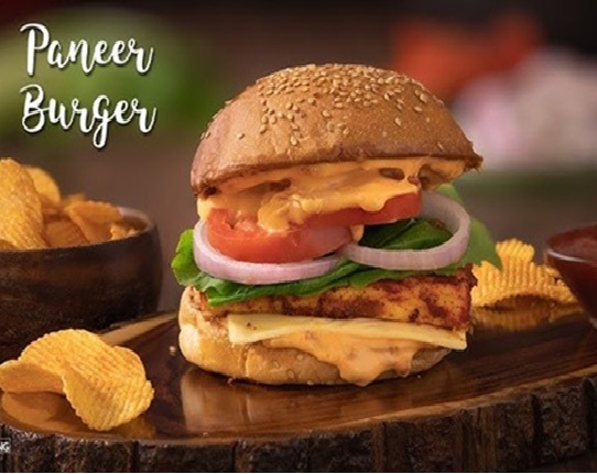 Tandoori Paneer Tikka Burger