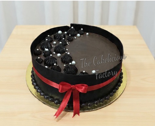 Belgian Chocolate Walnuts Cake