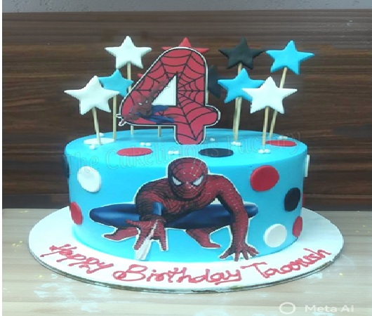 Spiderman Theme Cake 2