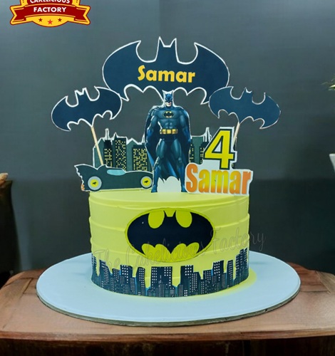 Batman Theme Cake Design 1