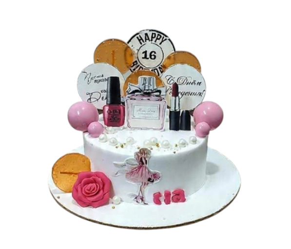 Sweet 16 Theme Cake