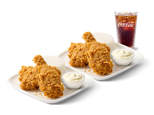 2pc Chickenjoy Meal + 2pc Chickenjoy Solo Free