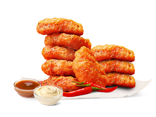 9 pcs Spicy Nuggets + 2 Dip
