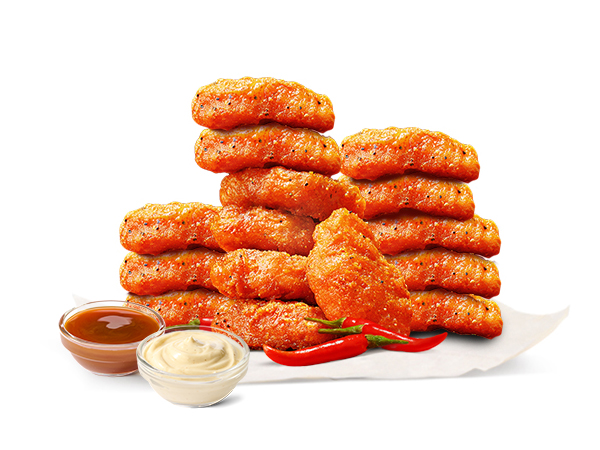 15 pcs Spicy Nuggets + 2 Dip