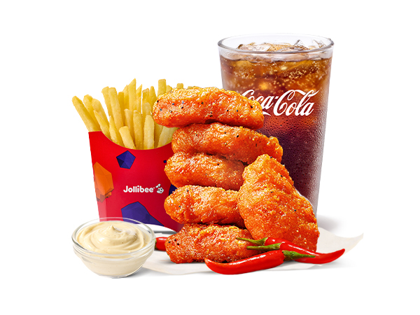 6 pcs Spicy Nuggets + 1 Dip meal
