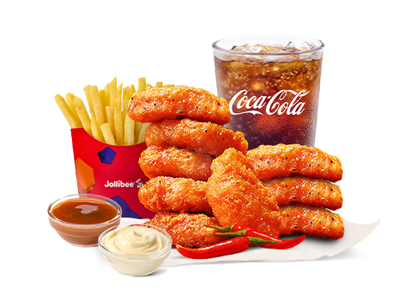 9 pcs Spicy Nuggets + 2 Dip meal