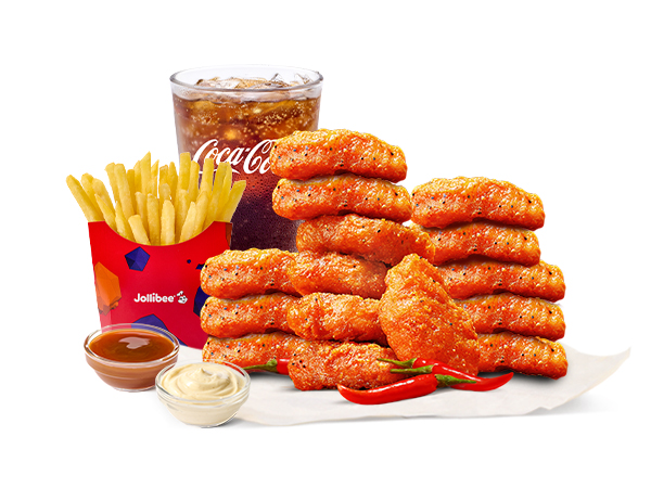 15 pcs Spicy Nuggets + 2 Dip Meal