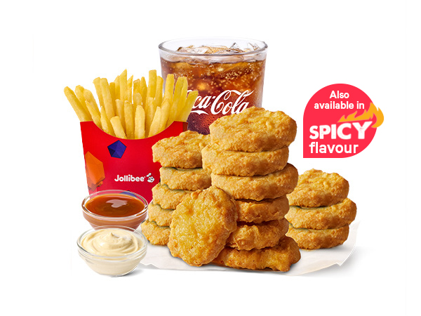 15 pcs Nuggets + 2 Dip Meal