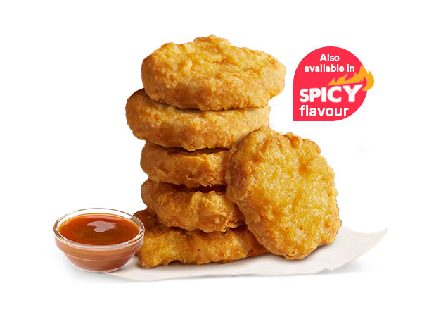 6 Pcs Nuggets + 1 Dip