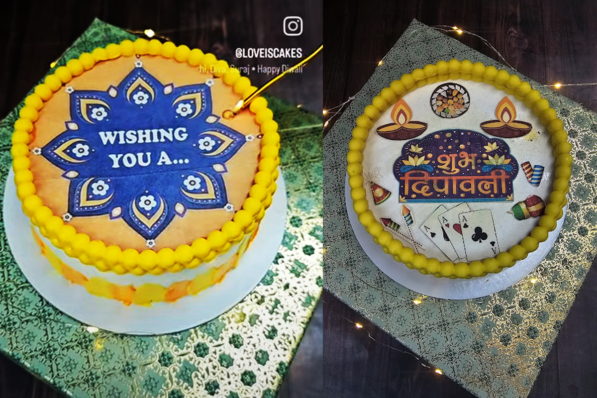 Diwali Burn Cake