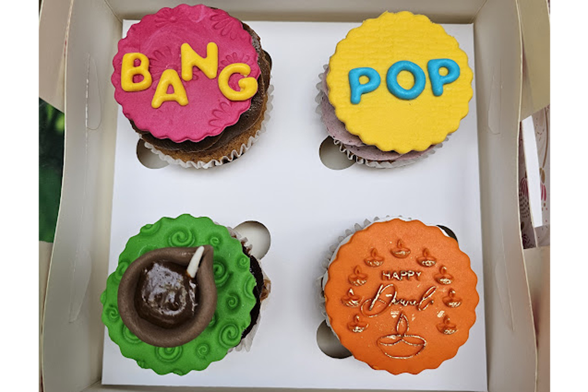 Kiddie Diwali Cupcakes