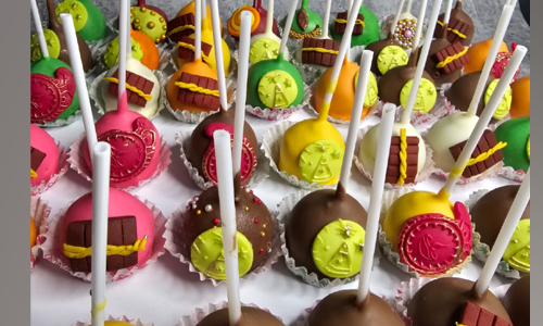 Diwali Cake Pops