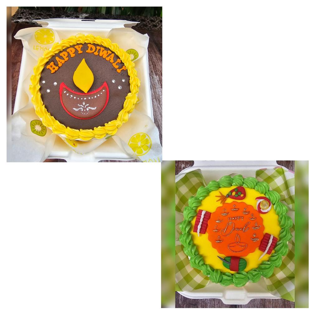 Diwali bento cake