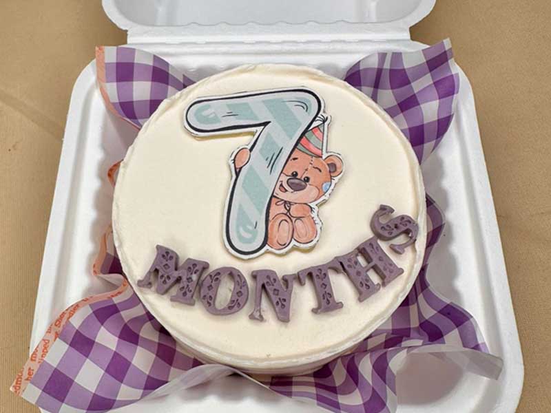 Monthly Birthday Bento Cake