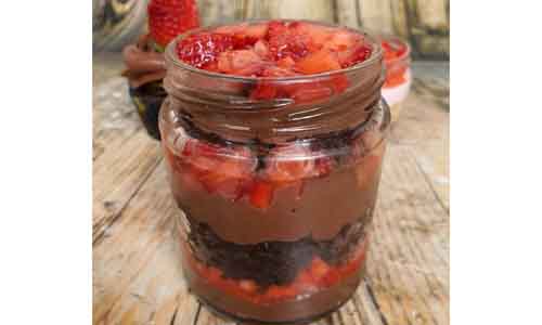 Strawberry Nutella Love Jar