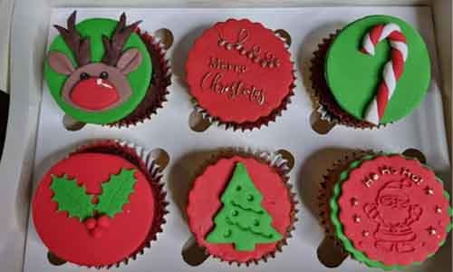 Christmas cupcakes