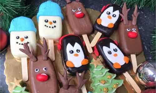 Christmas Cakesicles